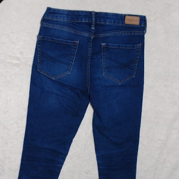 Jegging High Waist 28” Inseam Aeropostale Size 4 reg Dark Blue Jeans EUC - Picture 4 of 6